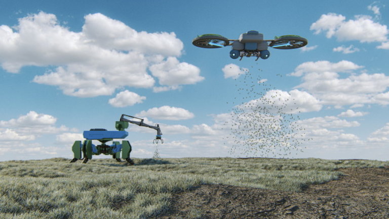 Faültető drónokkal venné fel a harcot a klímaváltozással egy kanadai cég