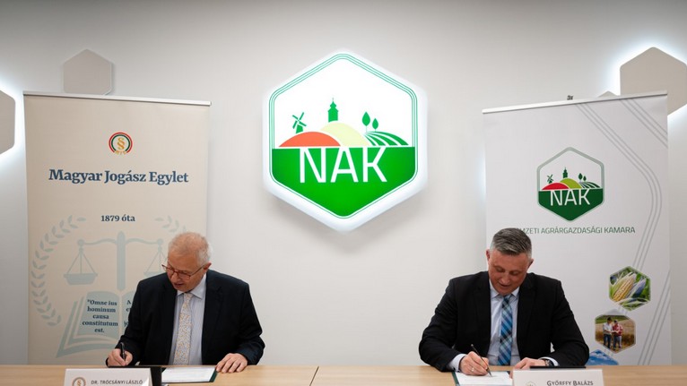 Együttműködési megállapodást kötött az Agrárkamara és a Magyar Jogász Egylet