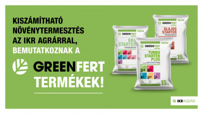 Új magyar műtrágyákkal teszi kiszámíthatóbbá a növénytermesztést az IKR Agrár: bemutatkoznak a GreenFert termékek!